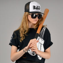 Load image into Gallery viewer, BAD CLOTHING LONDON COUTURE FASHION PREMIUM STREET WEAR AND SPORTS FITNESS ATHLETICS APPAREL TRUCKER SNAPBACK