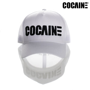 Cocaine Apparel Sports Couture collection Fitness Athletics Fashion Distressed Cap