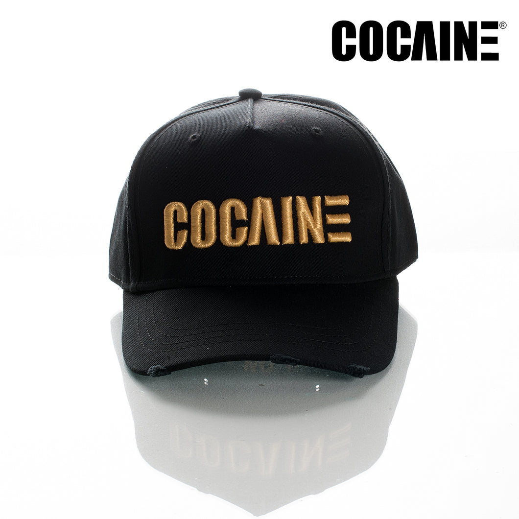 Cocaine Clothing Sports Fitness Athletics Fashion Distressed Cap