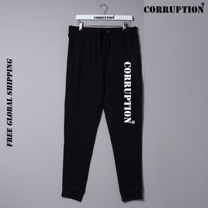 Corruption Clothing Global  Joggers London Designer Sports Fitness Athletics Fashion Brand