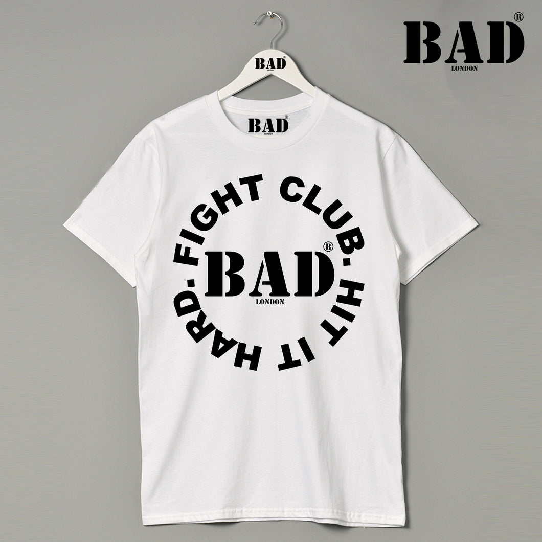 Hit It Hard Apparel BAD Fight Club Athletics London Designer Couture Premium T Shirt